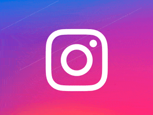 Logo d'Instagram animé